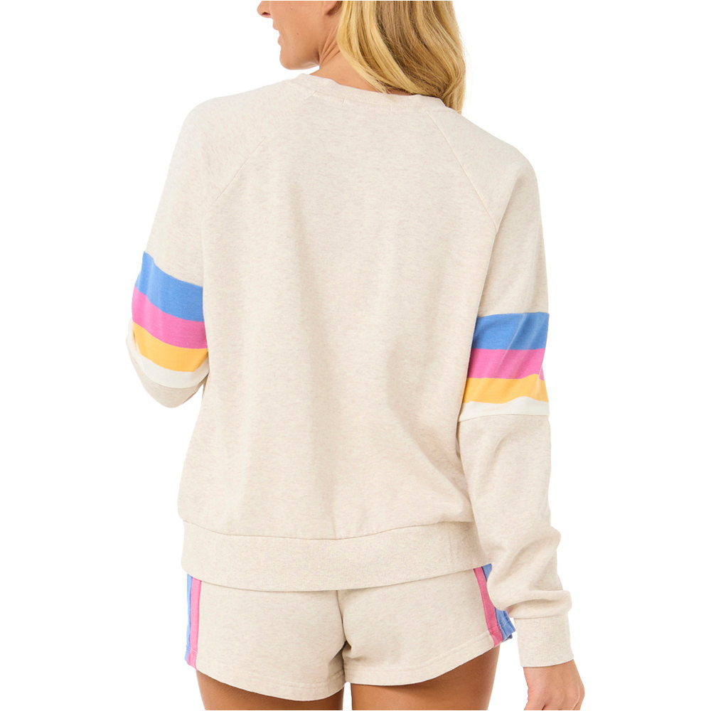 Rip Curl sudadera mujer LAS DALIAS RAGLAN CREW vista trasera