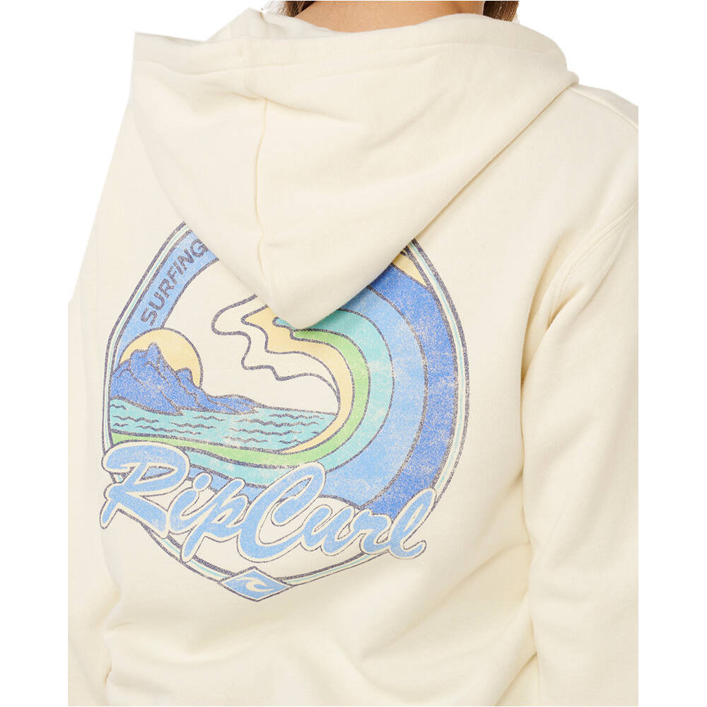 Rip Curl sudadera mujer LAY DAY RELAXED ZIP THROUGH vista detalle