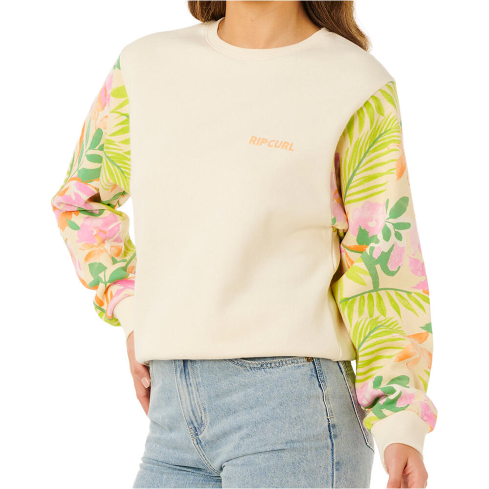 Rip Curl sudadera mujer MOLOKA CREW FLEECE vista detalle