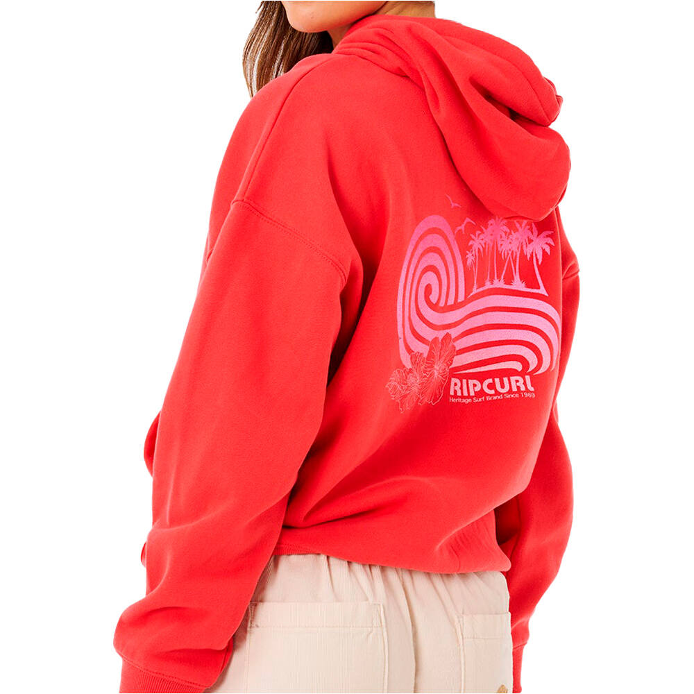 Rip Curl sudadera mujer OCEAN BREAK HERITAGE HOOD vista detalle