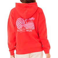 Rip Curl sudadera mujer OCEAN BREAK HERITAGE HOOD vista trasera