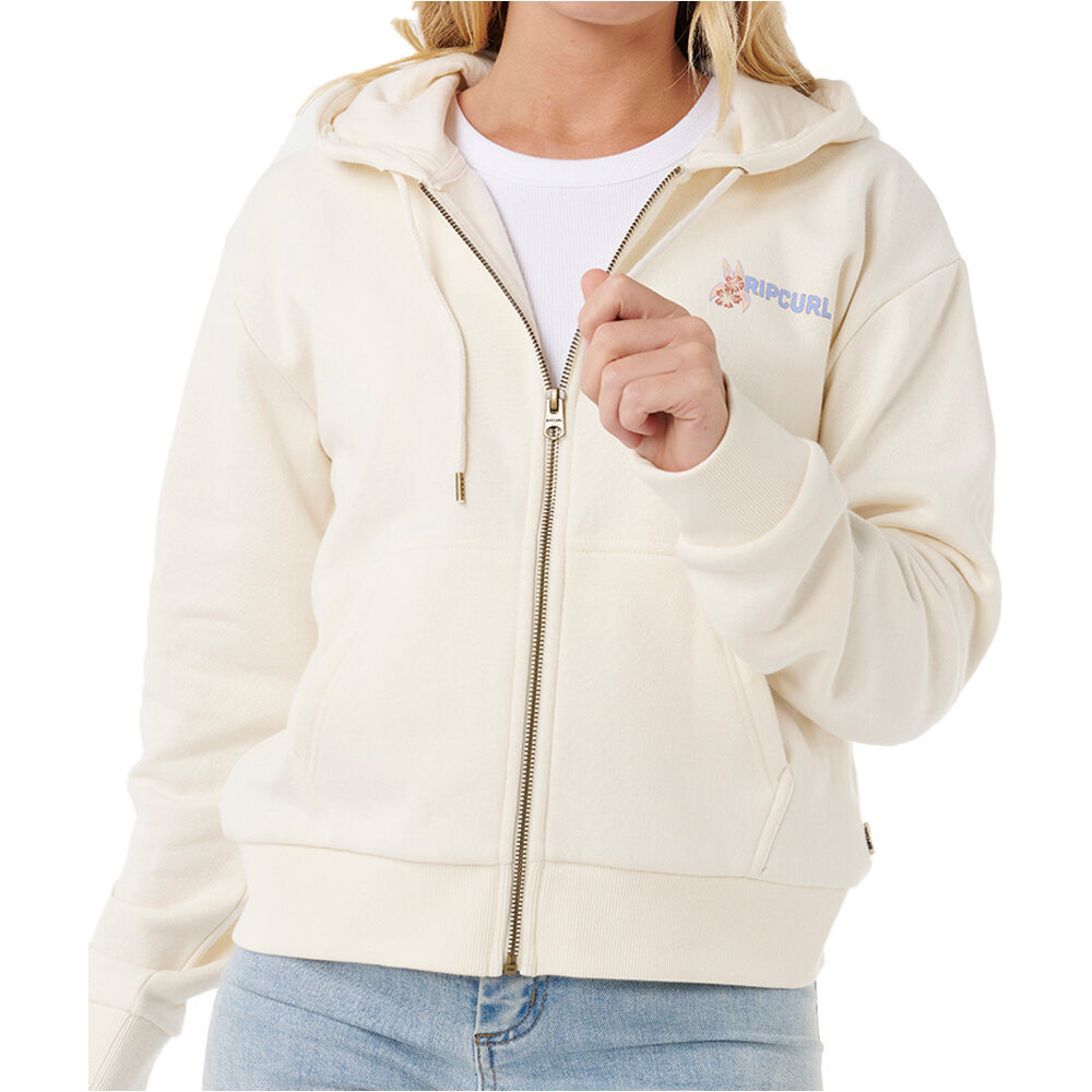 Rip Curl sudadera mujer SUMMER ZIP THRU HOOD vista frontal