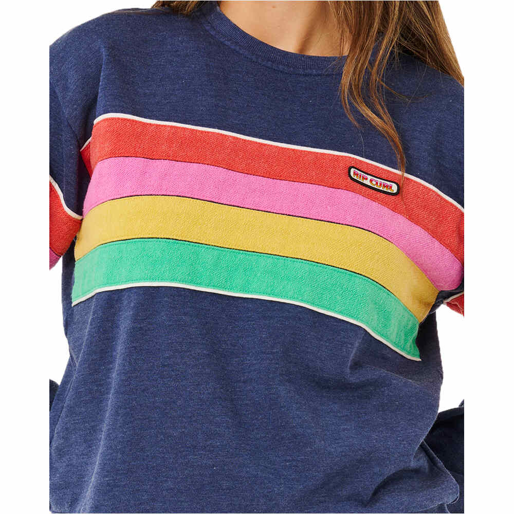 Rip Curl sudadera mujer SURF REVIVAL RELAXED CREW vista detalle