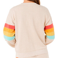 Rip Curl sudadera mujer SURF REVIVAL RELAXED CREW vista trasera
