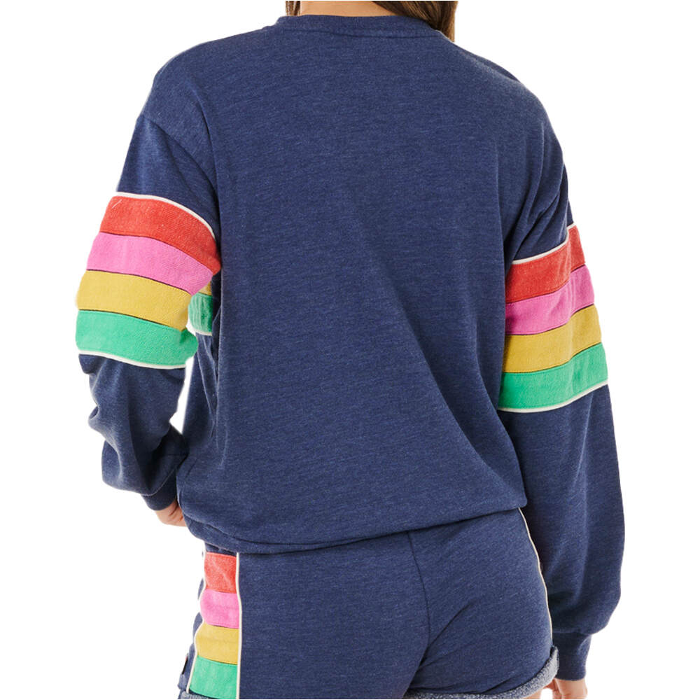 Rip Curl sudadera mujer SURF REVIVAL RELAXED CREW vista trasera