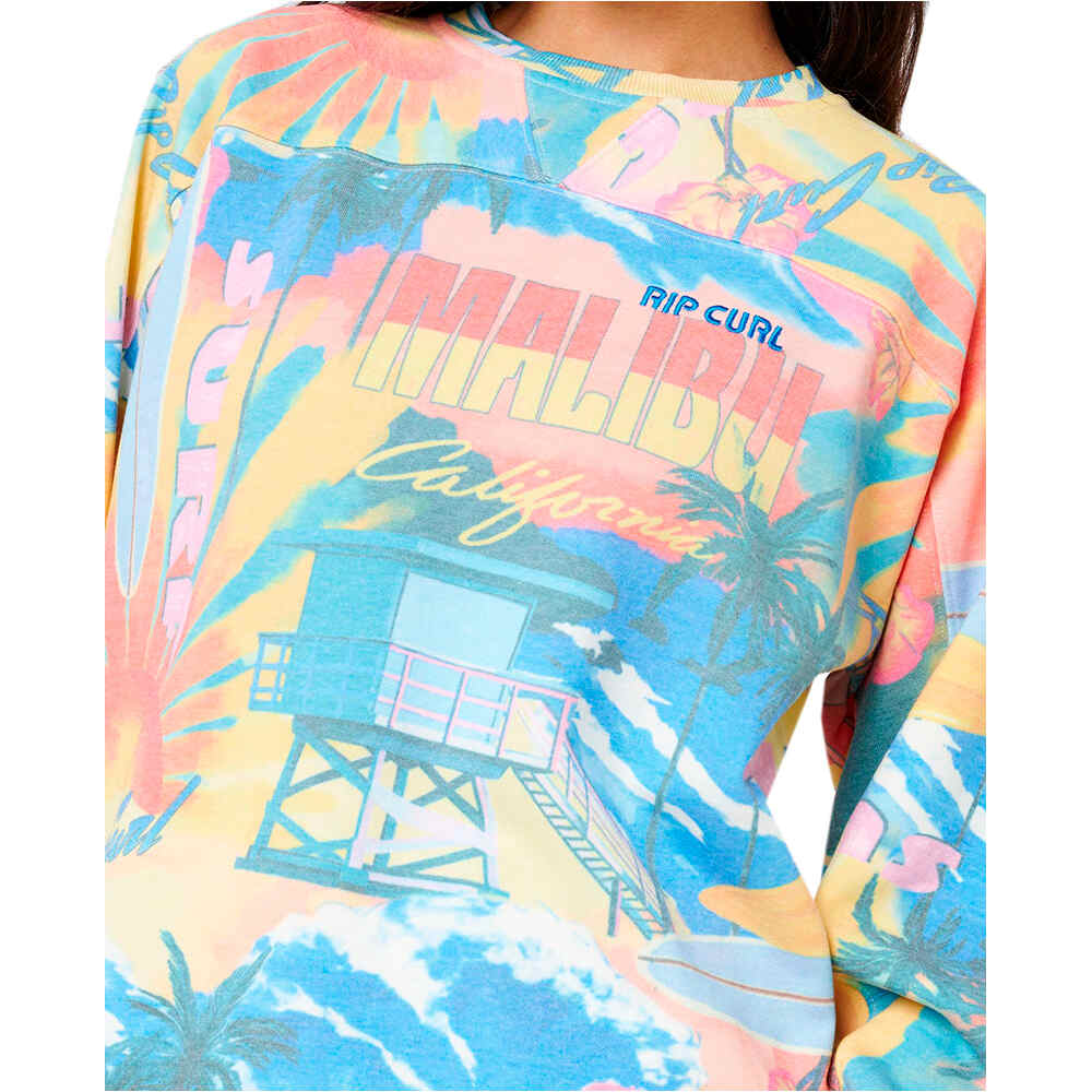 Rip Curl sudadera mujer SURF SIDE RELAXED CREW vista detalle