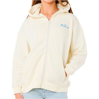 Rip Curl sudadera niña LAY DAY RELAXED Z/T-GIRL vista frontal