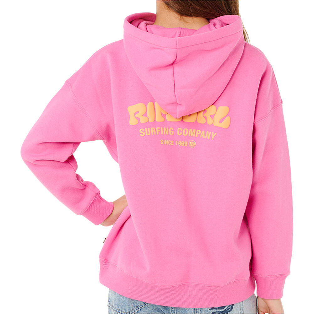 Rip Curl sudadera niña SURF PUFF HOOD-GIRL vista trasera