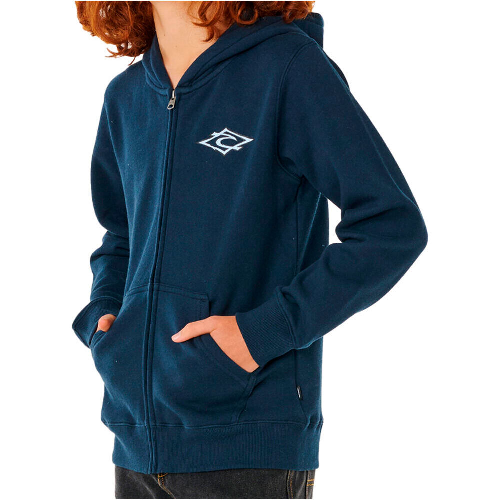 Rip Curl sudadera niño HAZEY DAYS ZIP THRU - BOY vista detalle
