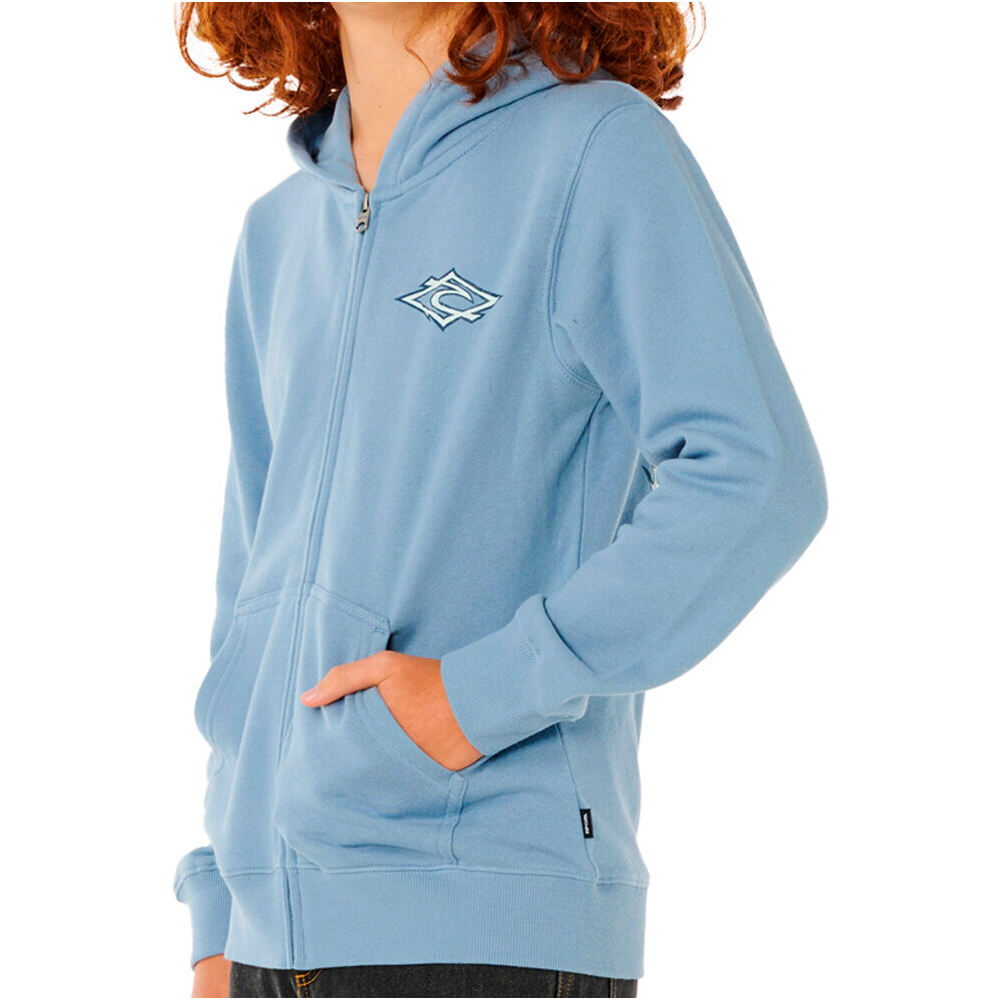 Rip Curl sudadera niño HAZEY DAYS ZIP THRU - BOY vista detalle