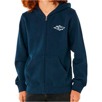Rip Curl sudadera niño HAZEY DAYS ZIP THRU - BOY vista frontal