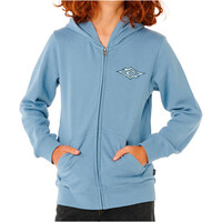 Rip Curl sudadera niño HAZEY DAYS ZIP THRU - BOY vista frontal