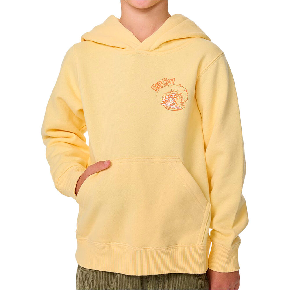 Rip Curl sudadera niño RIDE THE WAVE ART HOOD - BOY vista frontal