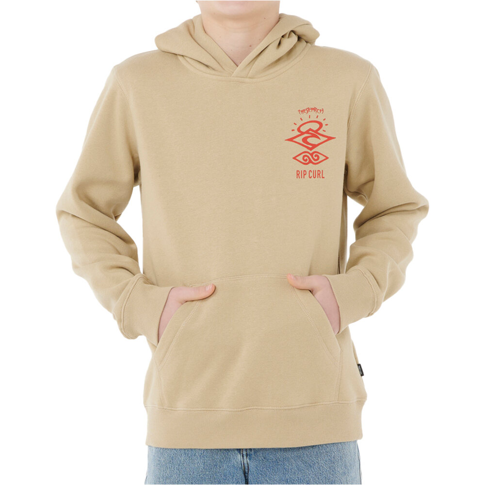 Rip Curl sudadera niño SEARCH ICON HOOD -BOY vista frontal