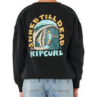Rip Curl sudadera niño SHRED TILL DEAD CREW-BOY vista trasera