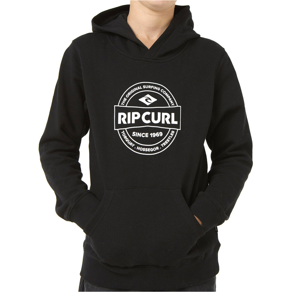 Rip Curl sudadera niño STAPLER HOOD-BOY vista frontal
