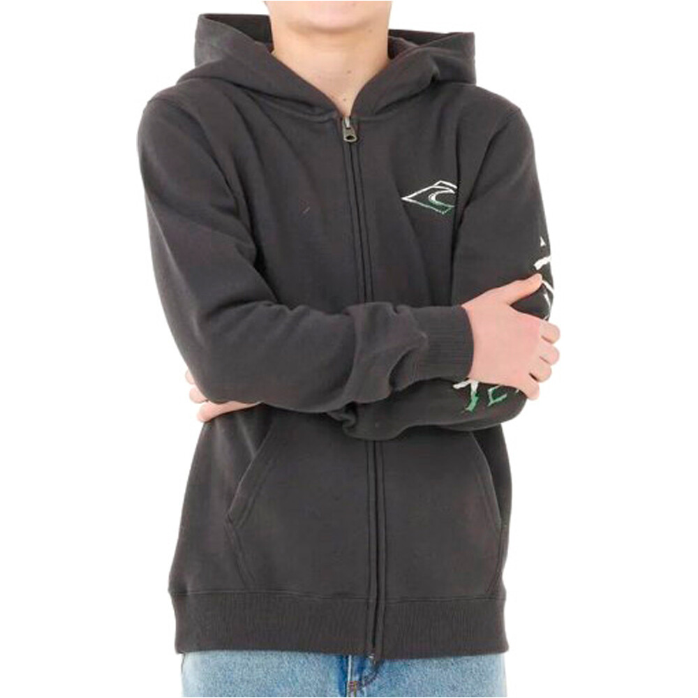 Rip Curl sudadera niño TROPIC DAZE Z/THRU -BOY vista frontal