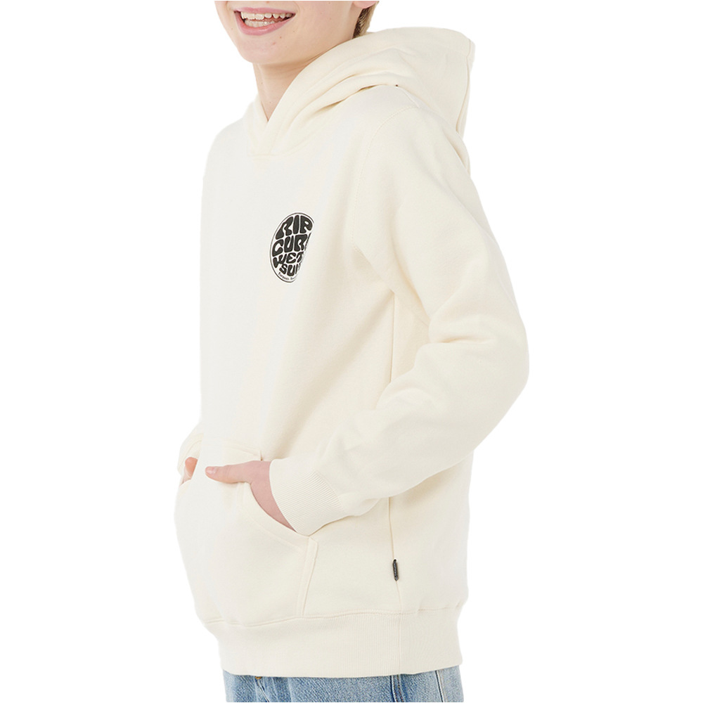Rip Curl sudadera niño WETSUIT ICON HOOD-KID vista detalle