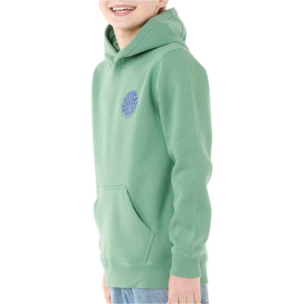 Rip Curl sudadera niño WETSUIT ICON HOOD-KID vista detalle