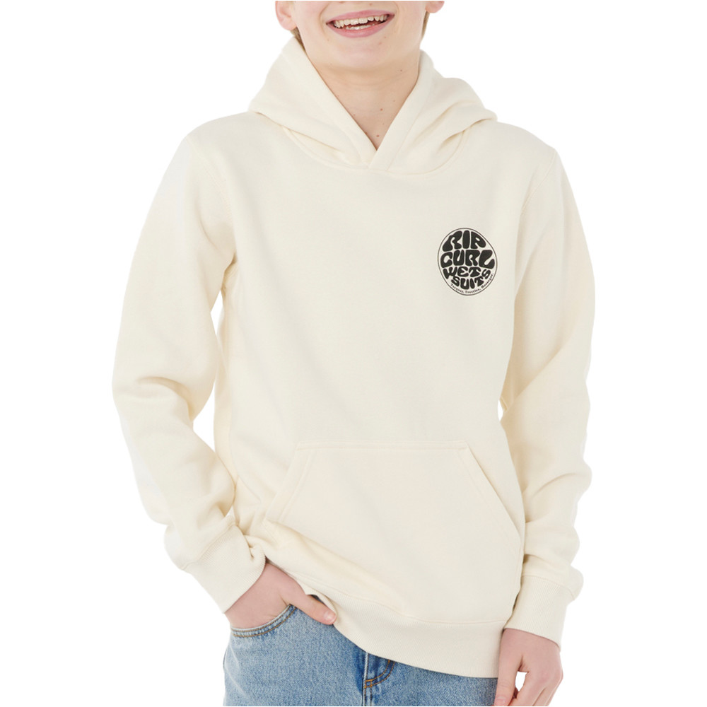 Rip Curl sudadera niño WETSUIT ICON HOOD-KID vista frontal