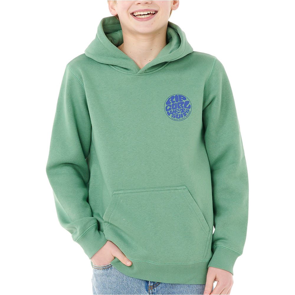 Rip Curl sudadera niño WETSUIT ICON HOOD-KID vista frontal