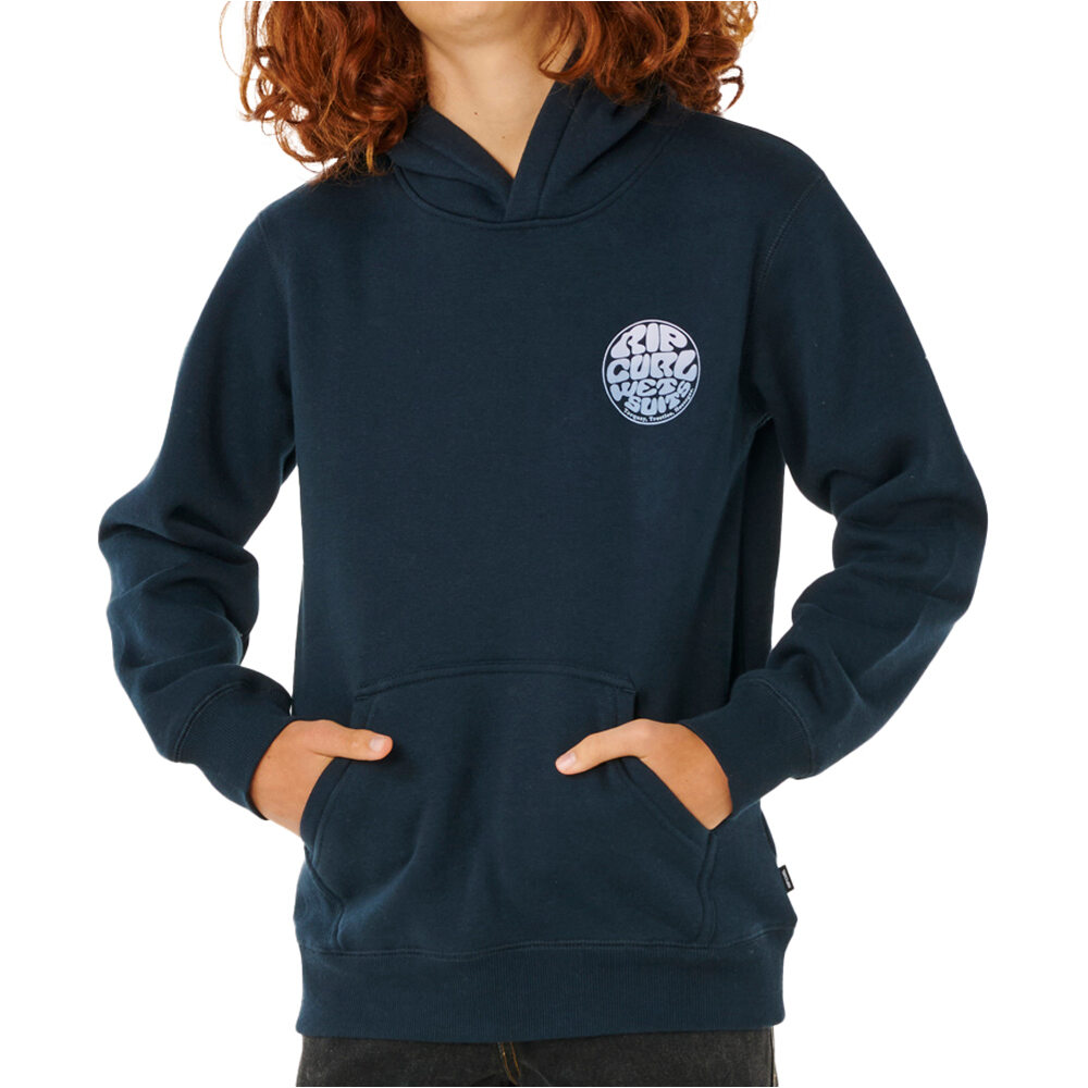 Rip Curl sudadera niño WETSUIT ICON HOOD-KID vista frontal