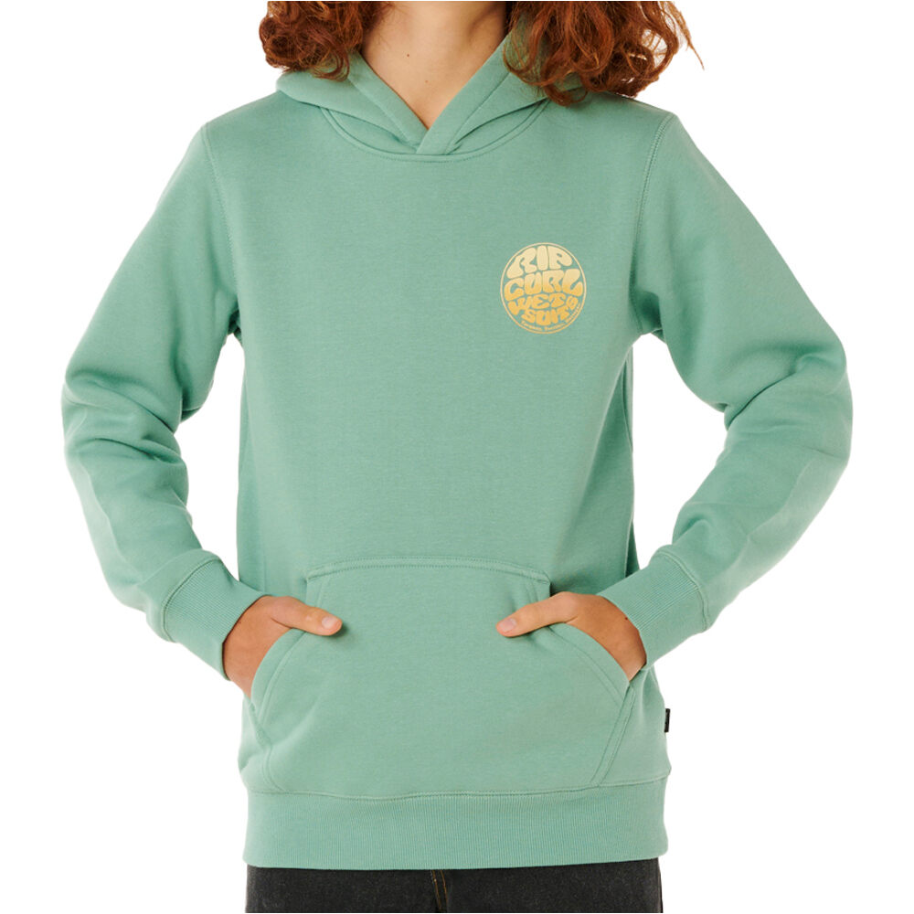 Rip Curl sudadera niño WETSUIT ICON HOOD-KID vista frontal
