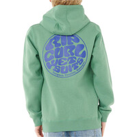 Rip Curl sudadera niño WETSUIT ICON HOOD-KID vista trasera