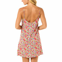 Rip Curl textil playa y piscina LAS DALIAS DITSY COVER UP vista trasera