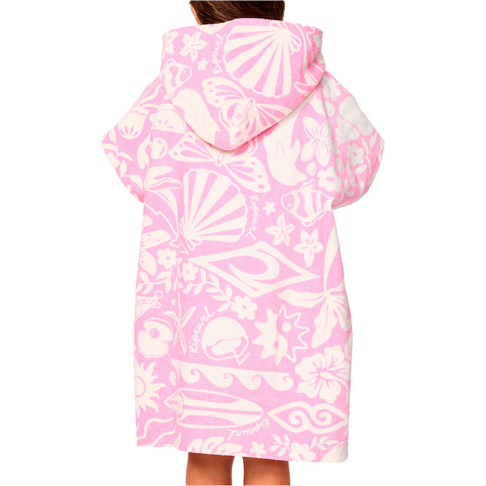 Rip Curl toallas playa infantil MIXD SNAP CTTN HOODED TWL-GIRL 01