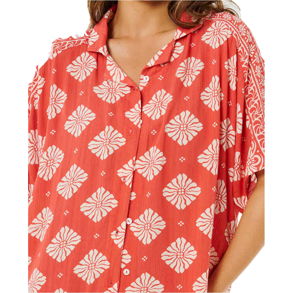 Rip Curl Vestido VENTURA VISCOSE S/S SHIRT vista detalle