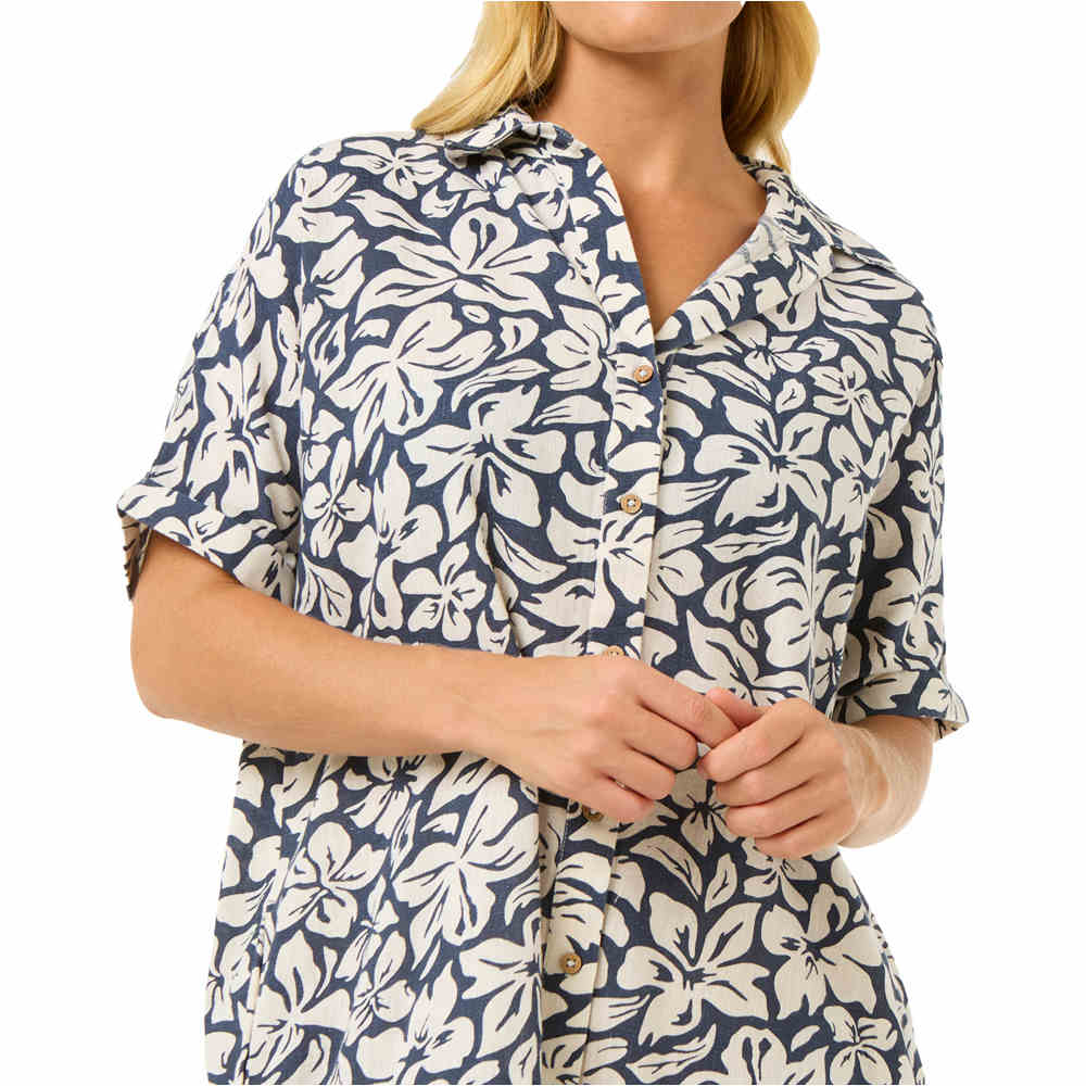 Rip Curl vestidos mujer LAS DALIAS SS SHIRT DRESS vista detalle