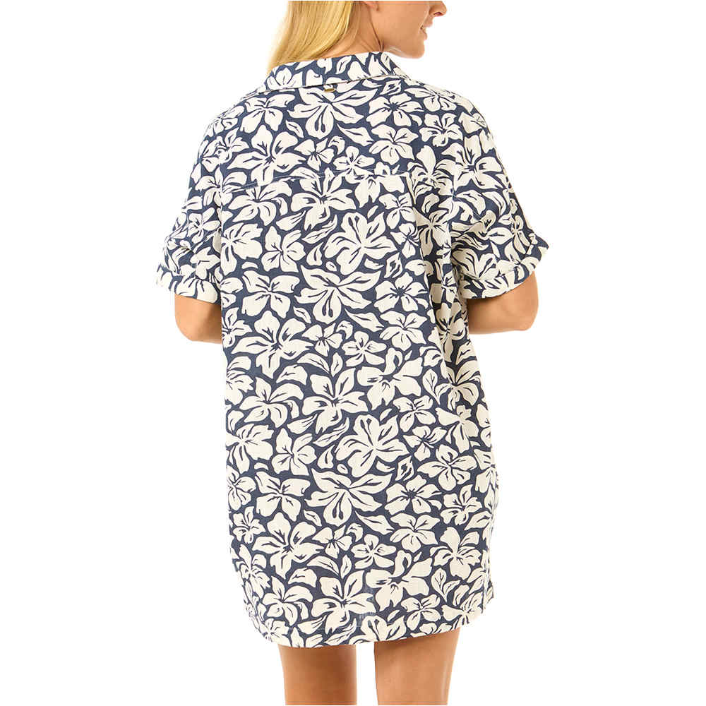 Rip Curl vestidos mujer LAS DALIAS SS SHIRT DRESS vista trasera