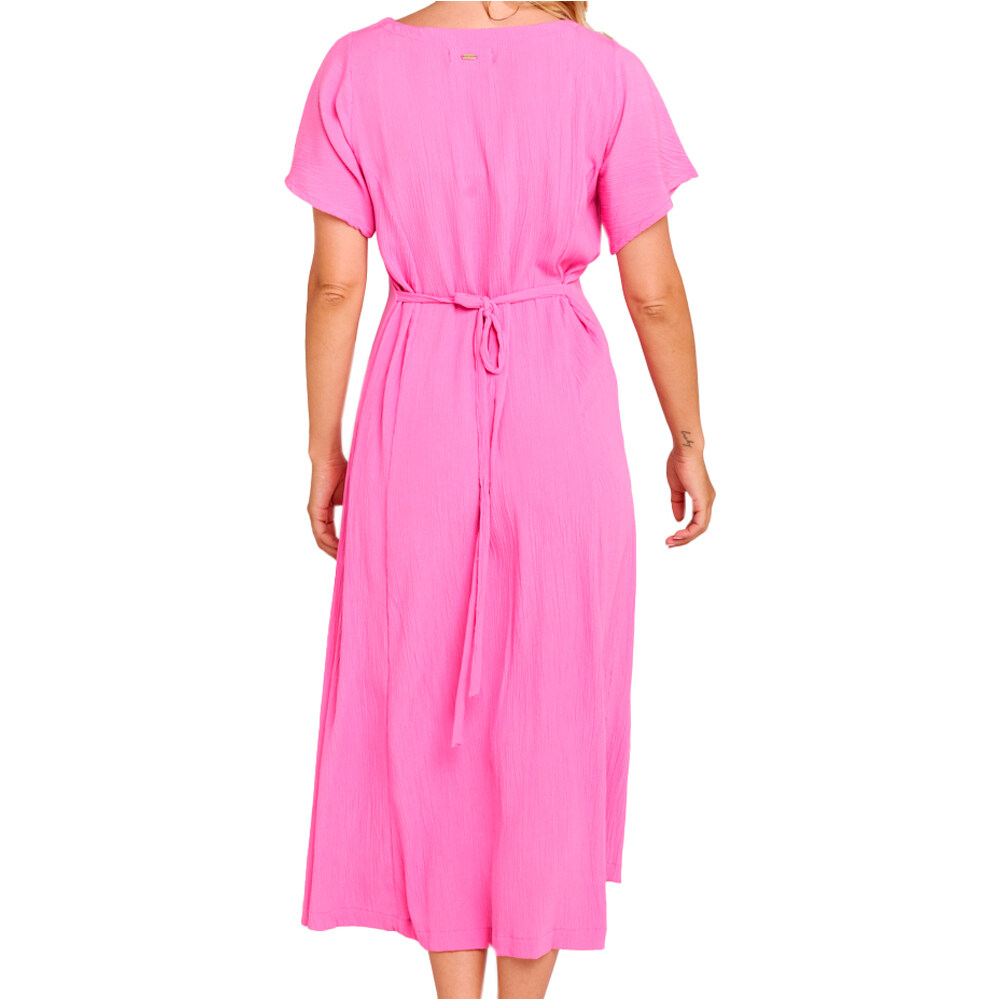 Rip Curl vestidos mujer MOLOKA S/S LONG DRESS vista trasera