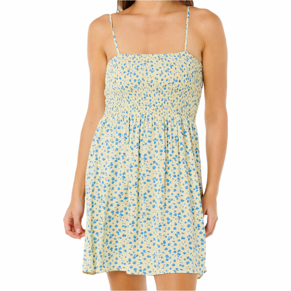 Rip Curl vestidos mujer SURF SIDE SHIRRED DRESS vista frontal