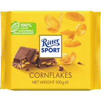 Ritter Sport Aperitivos/Snacks R.SPORT TABL. CORNFLAKES 100 GR. vista frontal