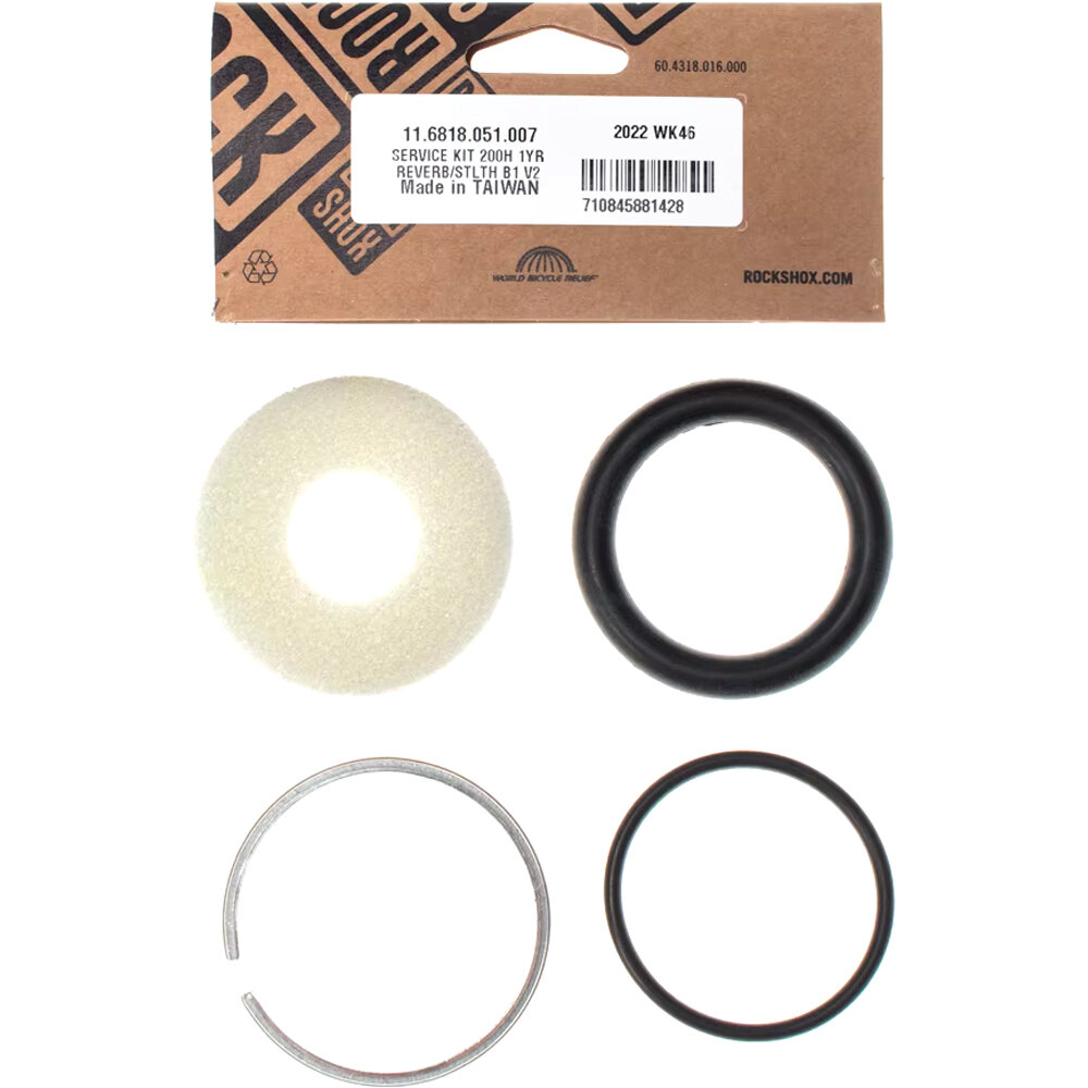 Rock Shox accesorios sillines y tijas REC KIT MANT 200H 1YR REVERB/STLTH B1 V2 vista frontal