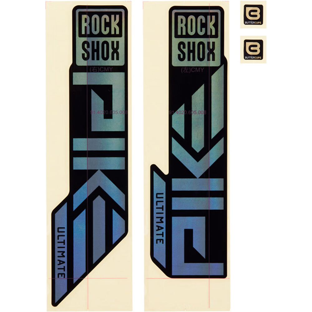 Rock Shox protector bicicleta RS REC KIT ADHESIVOS PIKE ULT (2023+) vista frontal