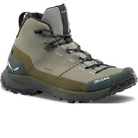 Salewa bota trekking hombre PUEZ LEATHER MID PTX M lateral interior