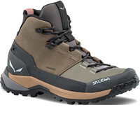 Salewa bota trekking mujer PUEZ LEATHER MID PTX W lateral interior