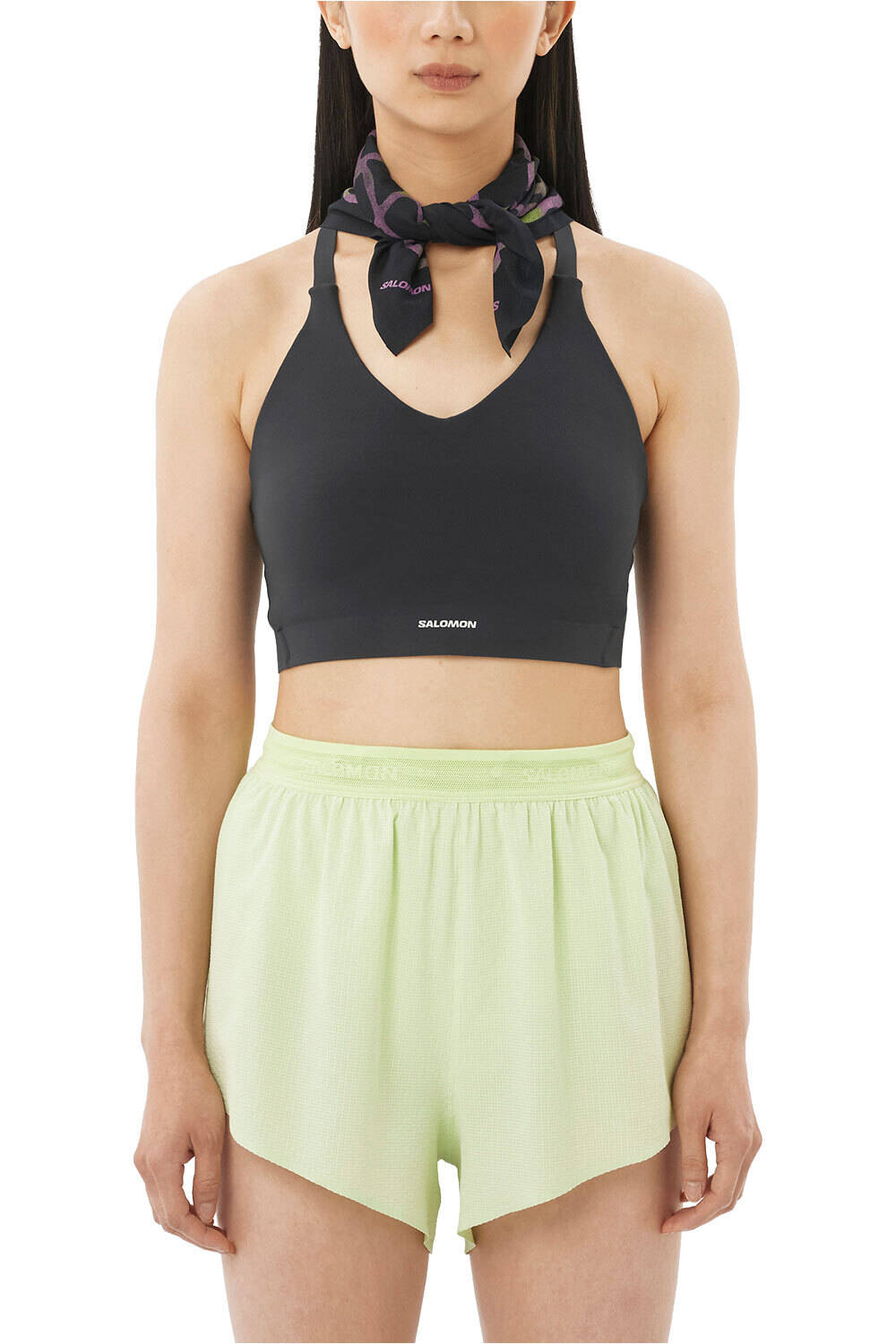 Salomon body running mujer SHKout BLISS BRA W vista frontal