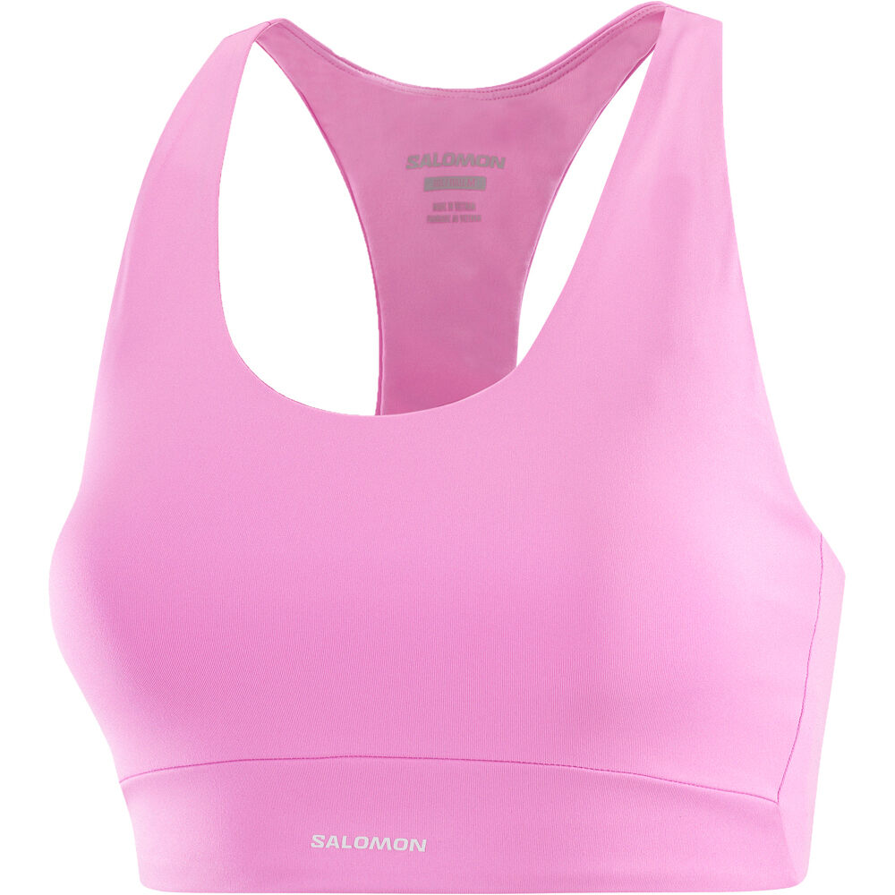 Salomon body running mujer SHKout CORE BRA W vista detalle
