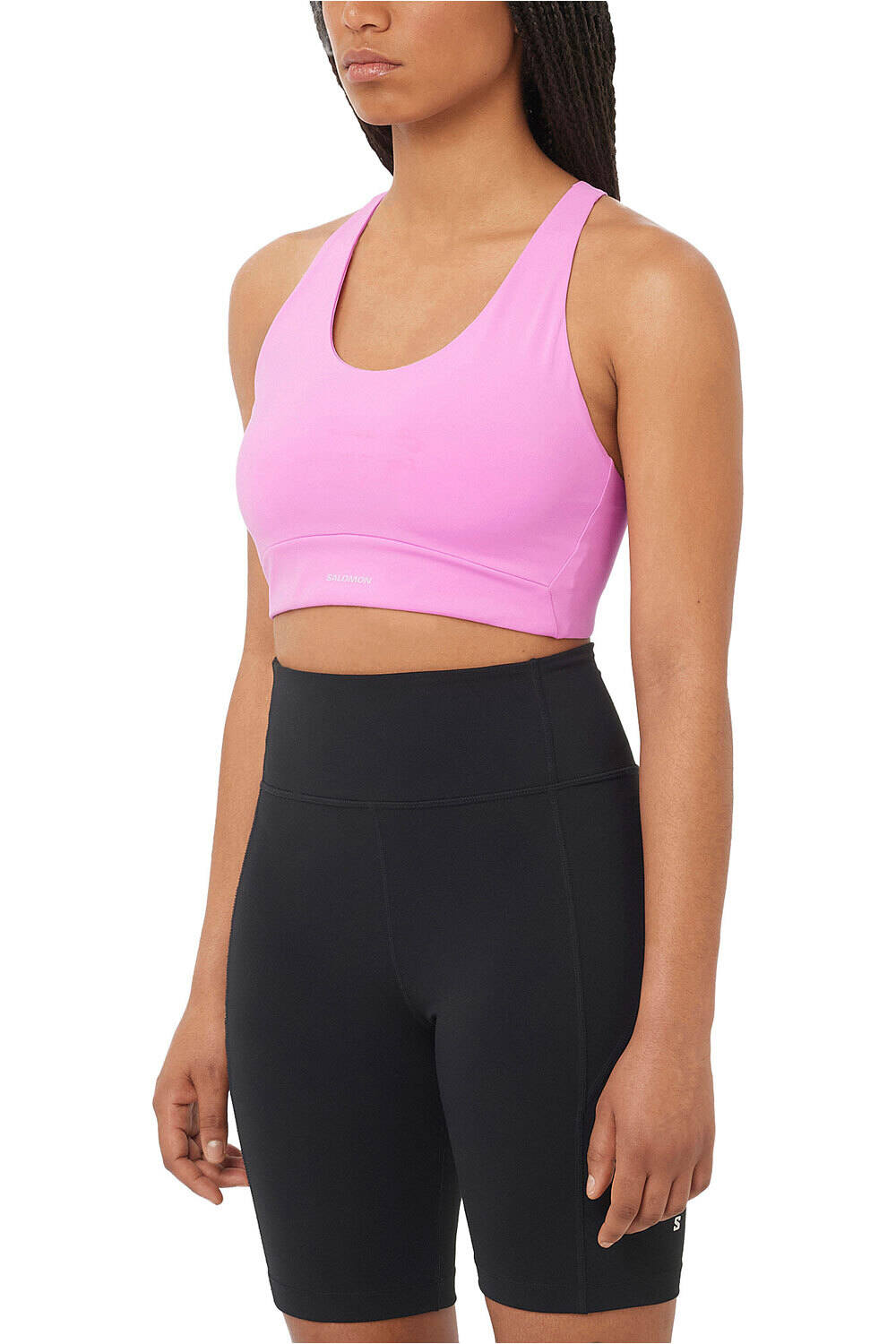 Salomon body running mujer SHKout CORE BRA W vista frontal