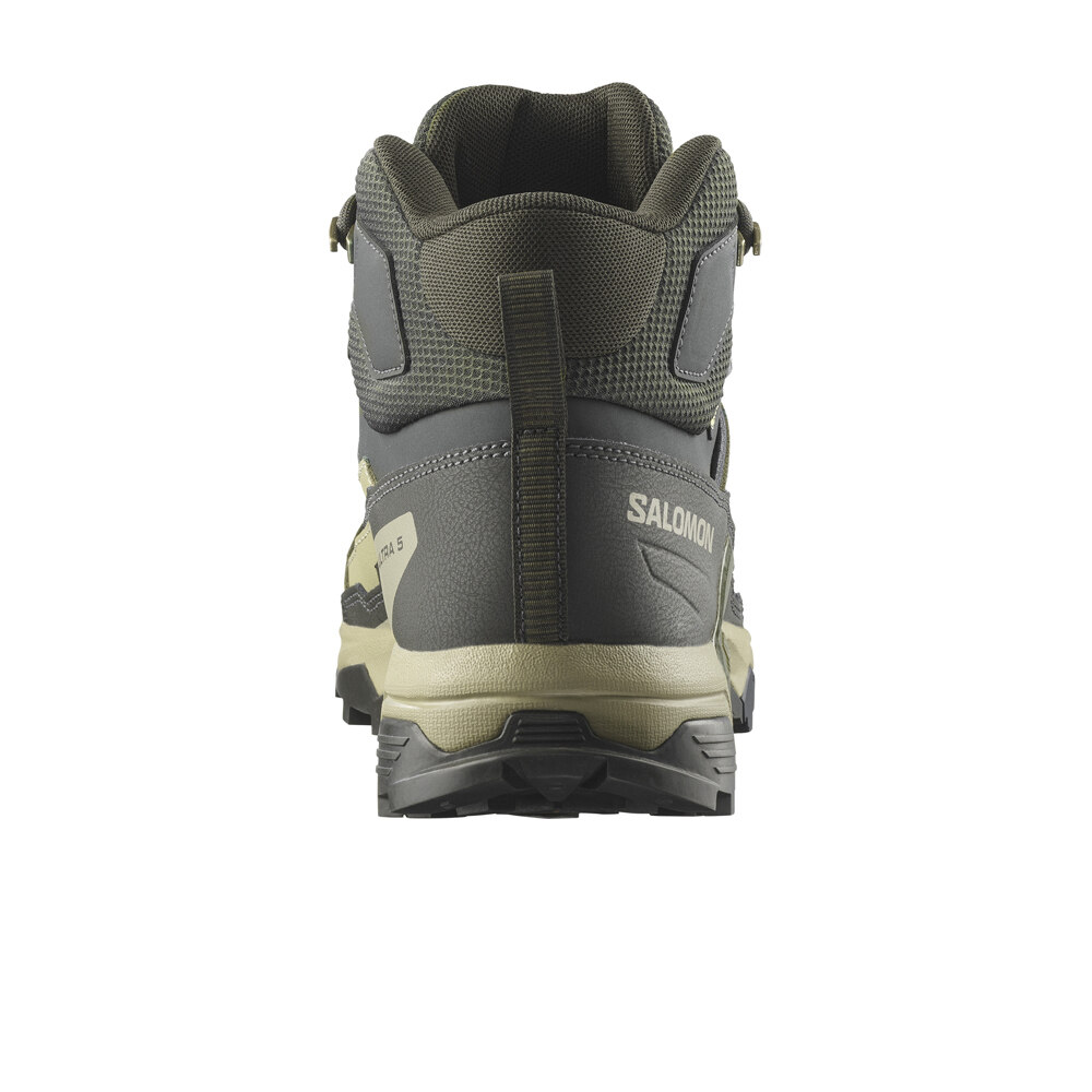Salomon bota trekking hombre X ULTRA 5 MID GTX vista trasera
