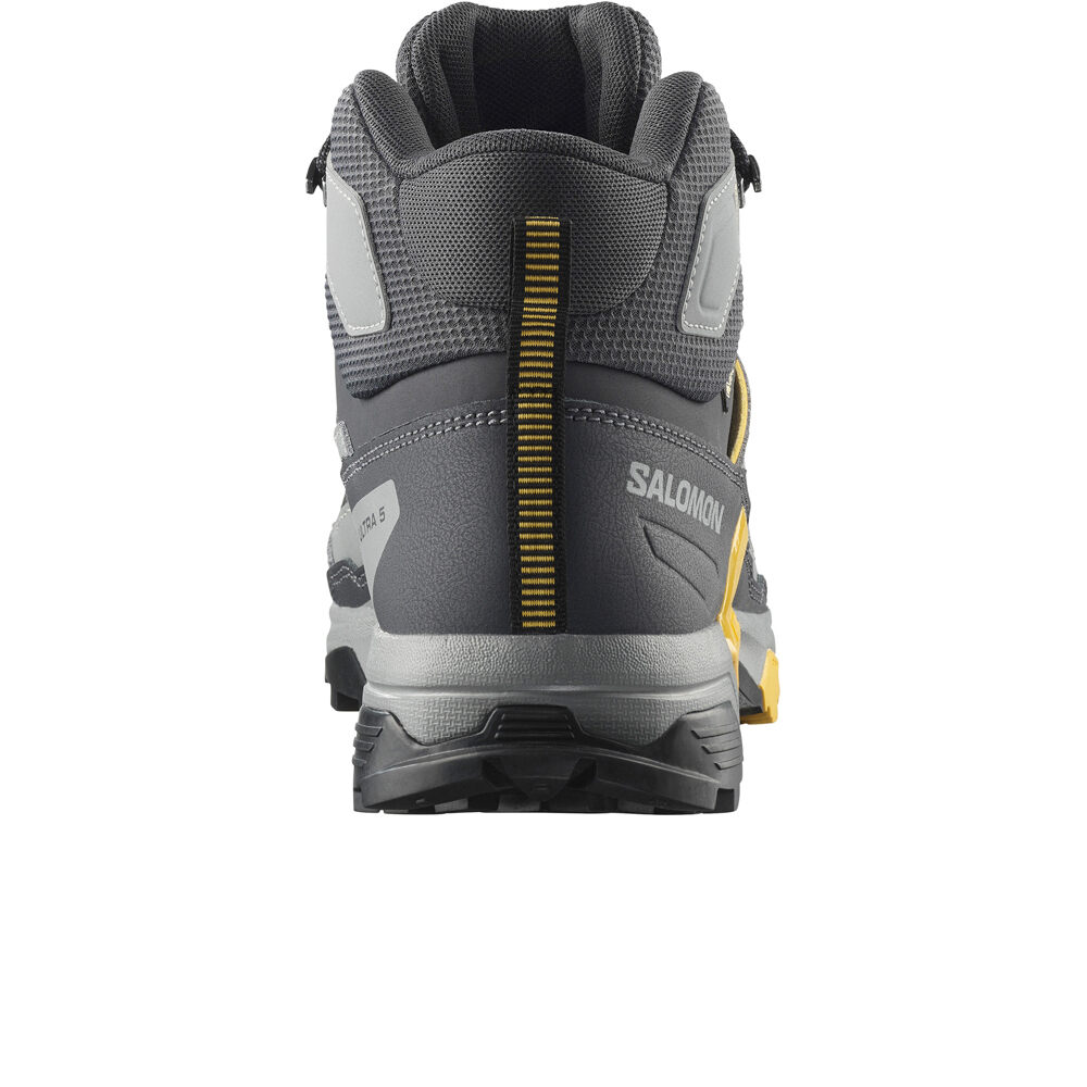 Salomon bota trekking hombre X ULTRA 5 MID GTX vista trasera