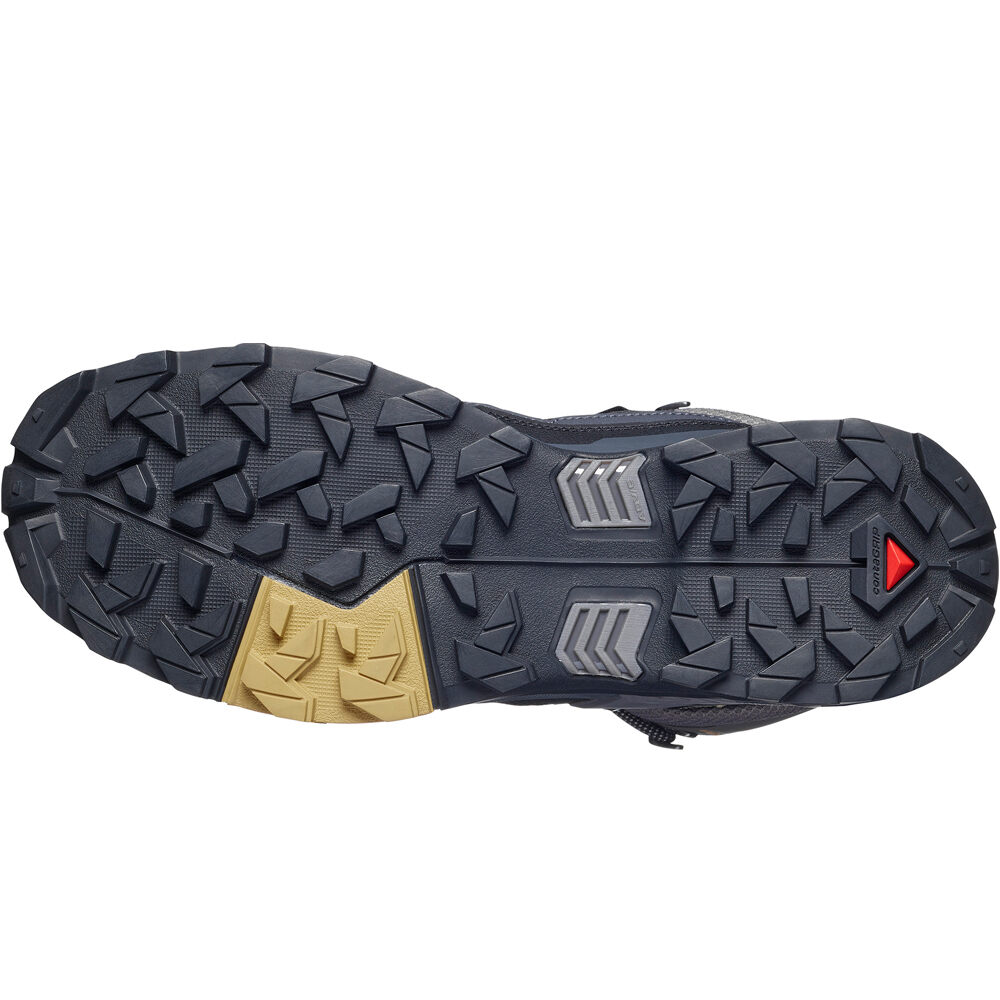 Salomon bota trekking hombre X ULTRA 5 MID GTX vista trasera