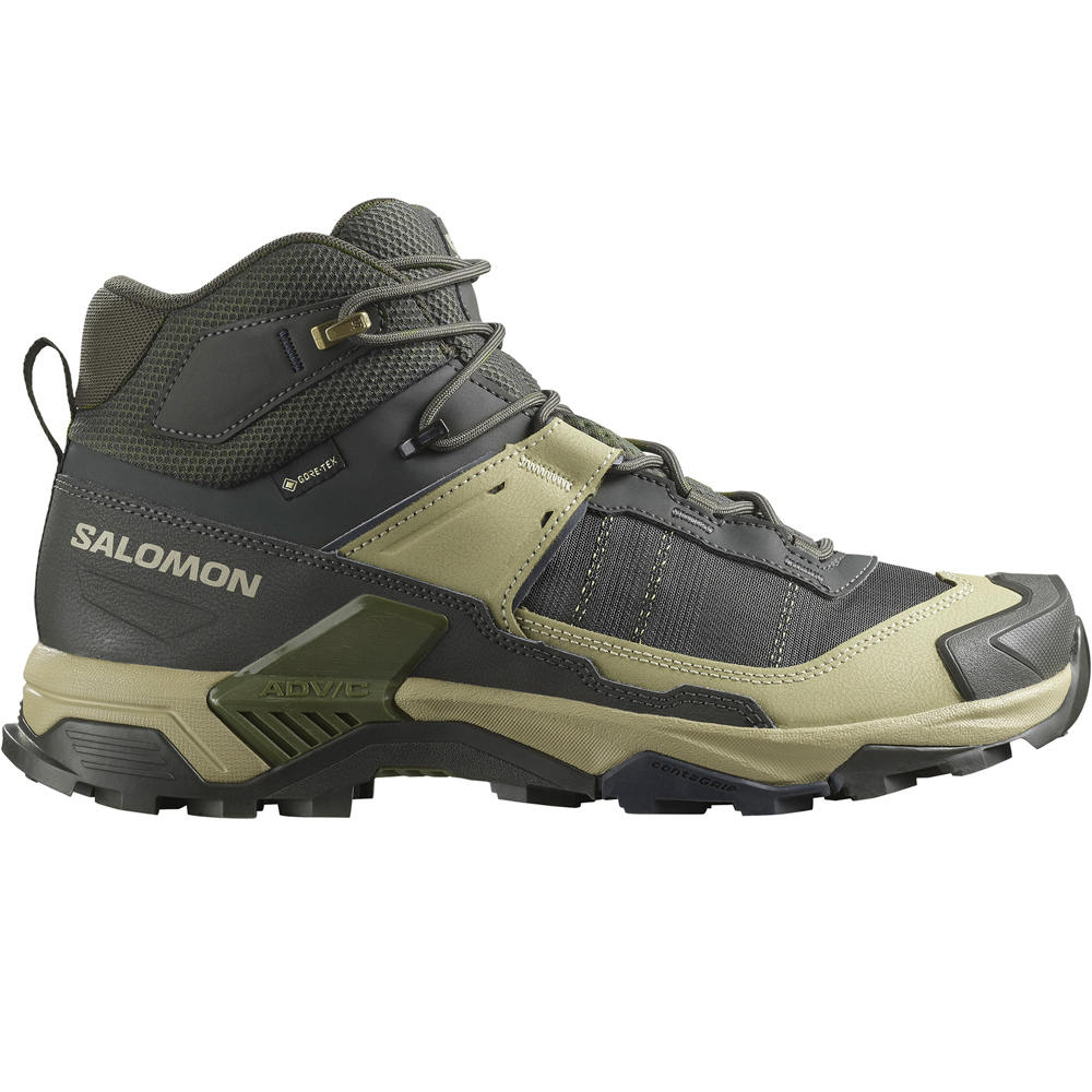 Salomon bota trekking hombre X ULTRA 5 MID WIDE GTX lateral exterior