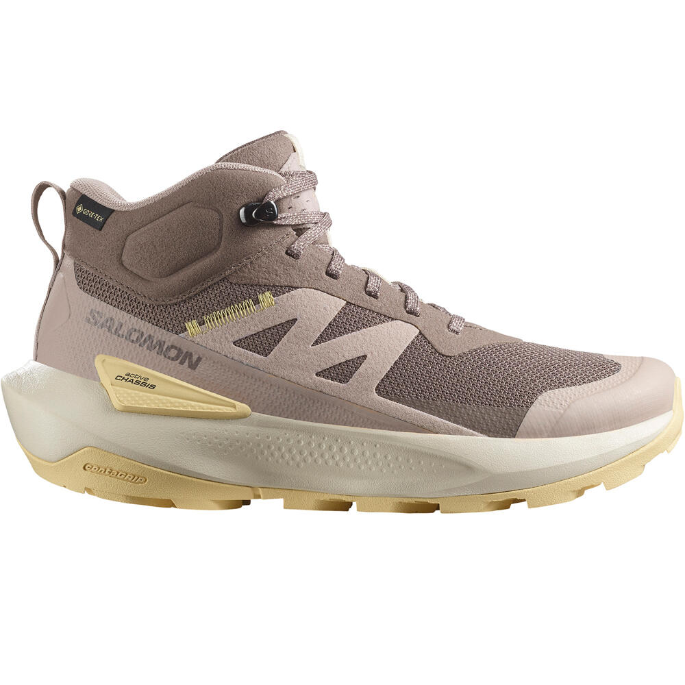 Salomon bota trekking mujer ELIXIR ACTIV MID GTX W lateral exterior