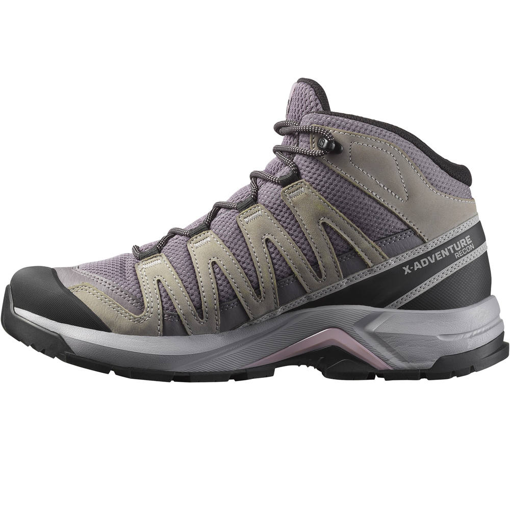 Salomon bota trekking mujer X-ADVENTURE RECON MID GTX W lateral interior