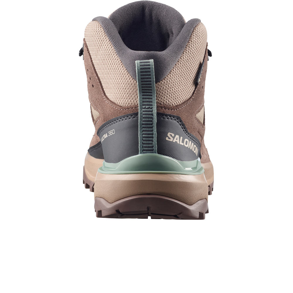Salomon bota trekking mujer X ULTRA 360 LTR MID GTX W vista trasera